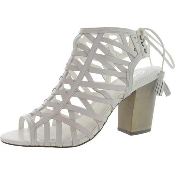 SBICCA MANITOU LEATHER ANKLE STRAP GLADIATOR SANDALS A10 - Picture 1 of 13